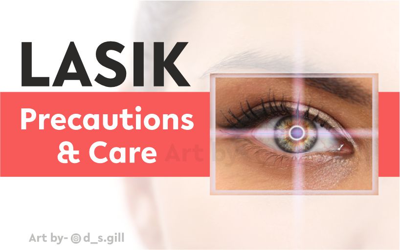 before and after lasik eye surgery